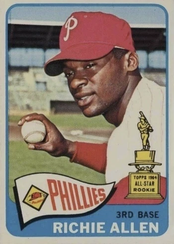 1965 Topps #460 Richie Allen Baseball Card 1965 Topps #460 Richie Allen Baseball Card