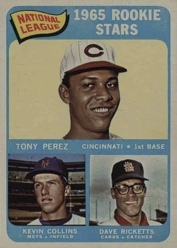1965 Topps #581 Tony Perez Rookie Card 1965 Topps #581 Tony Perez Rookie Card