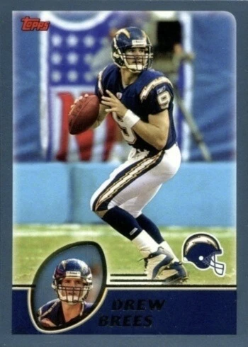 2003 Topps #131 Drew Brees Football Card 2003 Topps #131 Drew Brees Football Card