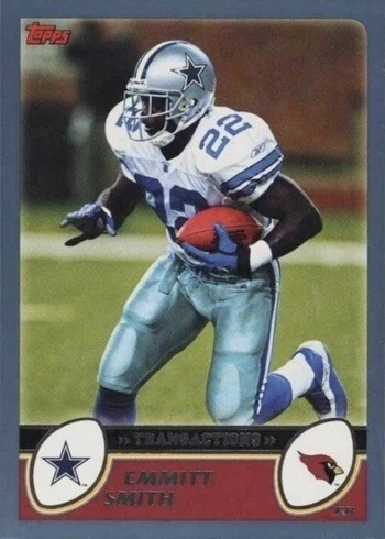 2003 Topps #150 Emmitt Smith Football Card 2003 Topps #150 Emmitt Smith Football Card
