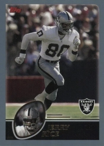 2003 Topps #250 Jerry Rice Football Card 2003 Topps #250 Jerry Rice Football Card