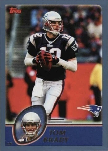 2003 Topps #258 Tom Brady Football Card 2003 Topps #258 Tom Brady Football Card