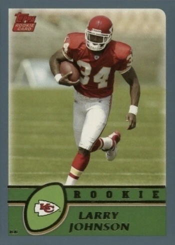 2003 Topps #365 Larry Johnson Rookie Card 2003 Topps #365 Larry Johnson Rookie Card
