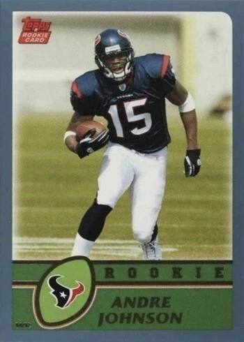 2003 Topps #380 Andre Johnson Rookie Card 2003 Topps #380 Andre Johnson Rookie Card