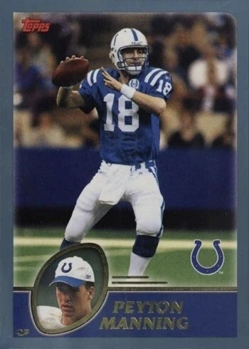2003 Topps #97 Peyton Manning Football Card 2003 Topps #97 Peyton Manning Football Card