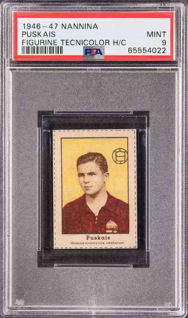 1946-47 Nannina Puskais Figurine Tecnicolor H/C (Hand Cut) PSA 9
