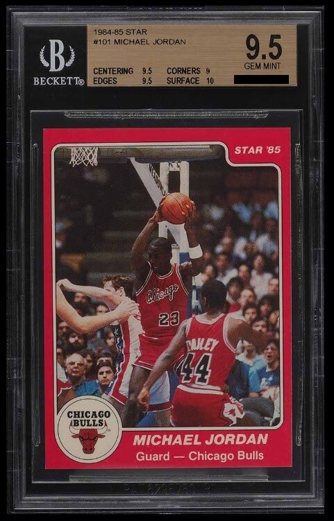 1984-85 Star #101 Michael Jordan BGS 9.5