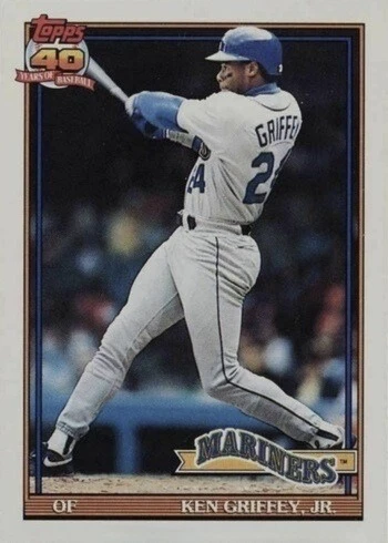 1991 Topps #790 Ken Griffey Jr. Baseball Card 1991 Topps #790 Ken Griffey Jr. Baseball Card