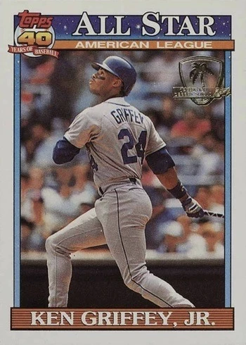 1991 Topps Desert Shield #392 Ken Griffey Jr. Baseball Card 1991 Topps Desert Shield #392 Ken Griffey Jr. Baseball Card