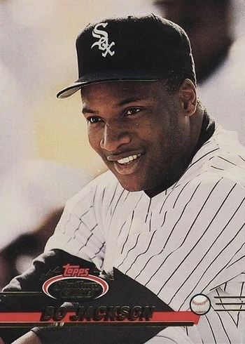 1993 Topps Stadium Club #495 Bo Jackson Baseball Card 1993 Topps Stadium Club #495 Bo Jackson Baseball Card