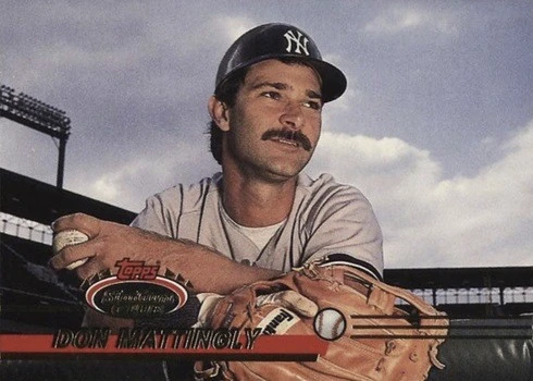 1993 Topps Stadium Club #557 Don Mattingly Baseball Card 1993 Topps Stadium Club #557 Don Mattingly Baseball Card