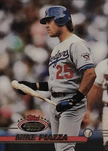 1993 Topps Stadium Club #585 Mike Piazza Baseball Card 1993 Topps Stadium Club #585 Mike Piazza Baseball Card