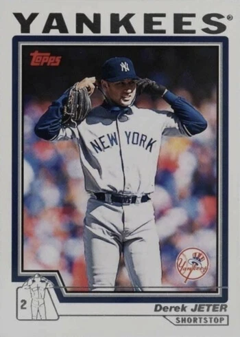 2004 Topps #20 Derek Jeter Baseball Card 2004 Topps #20 Derek Jeter Baseball Card