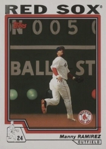 2004 Topps #220 Manny Ramirez Baseball Card 2004 Topps #220 Manny Ramirez Baseball Card