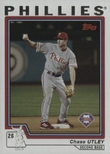 2004 Topps #468 Chase Utlety Baseball Card 2004 Topps #468 Chase Utlety Baseball Card