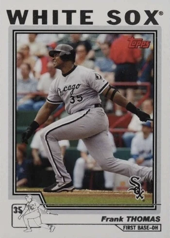 2004 Topps #49 Frank Thomas Baseball Card 2004 Topps #49 Frank Thomas Baseball Card