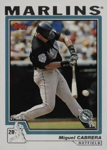 2004 Topps #575 Miguel Cabrera Baseball Card 2004 Topps #575 Miguel Cabrera Baseball Card
