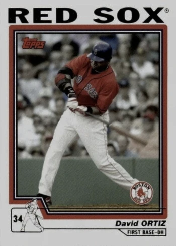 2004 Topps #623 David Ortiz Baseball Card 2004 Topps #623 David Ortiz Baseball Card