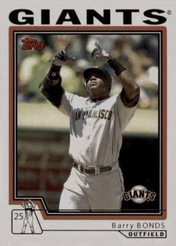 2004 Topps Traded #221 Barry Bonds Baseball Card 2004 Topps Traded #221 Barry Bonds Baseball Card