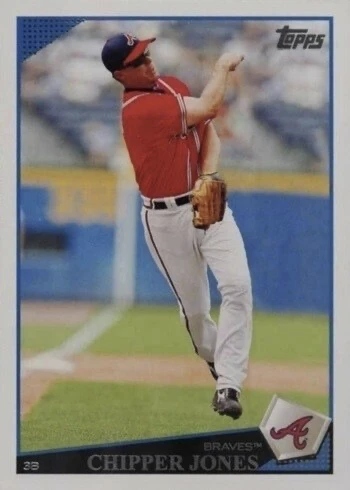 2009 Topps #475 Chipper Jones Baseball Card