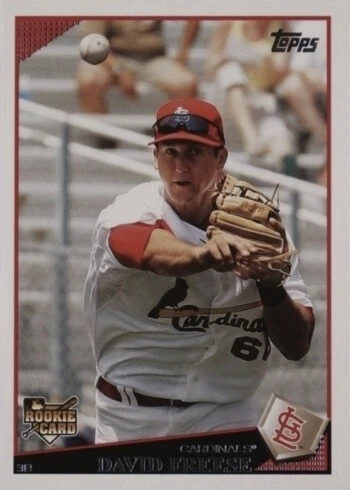 2009 Topps #643 David Freese Rookie Card