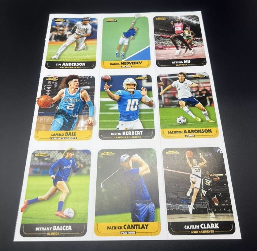 2021 Sports Illustrated for Kids #997 Uncut Sheet Featuring Caitlin Clark Rookie with Iowa Hawkeyes