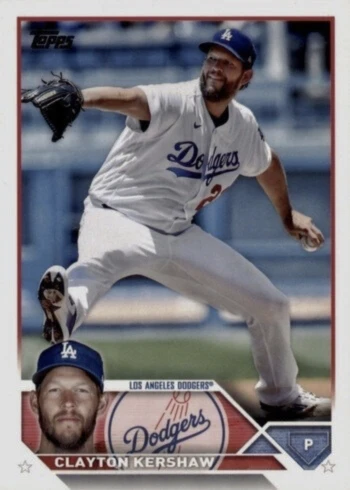 2023 Topps #22 Clayton Kershaw Baseball Card