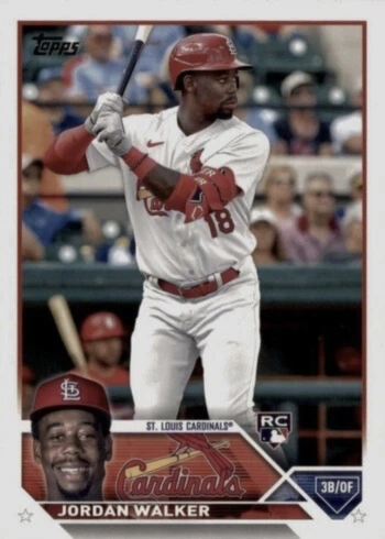 2023 Topps #344 Jordan Walker Rookie Card