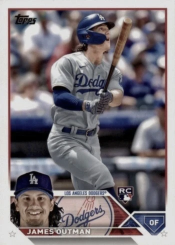 2023 Topps #395 James Outman Rookie Card
