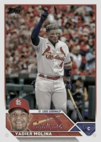 2023 Topps #4 Yadier Molina Baseball Card