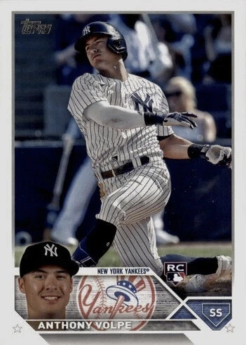 2023 Topps #460 Anthony Volpe Rookie Card