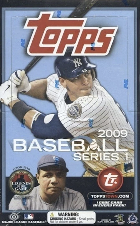 Unopened Box of 2009 Topps Baseball Cards