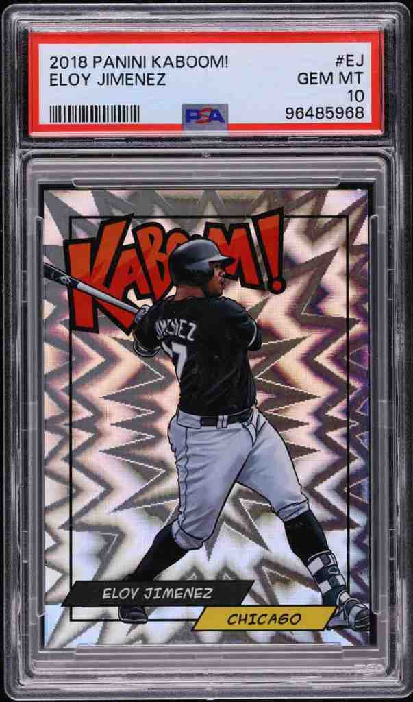 2018 Panini Kaboom! #EJ Eloy Jimenez PSA 10