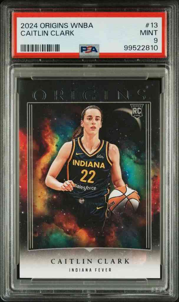 2024 Origins WNBA #13 Caitlin Clark PSA 9