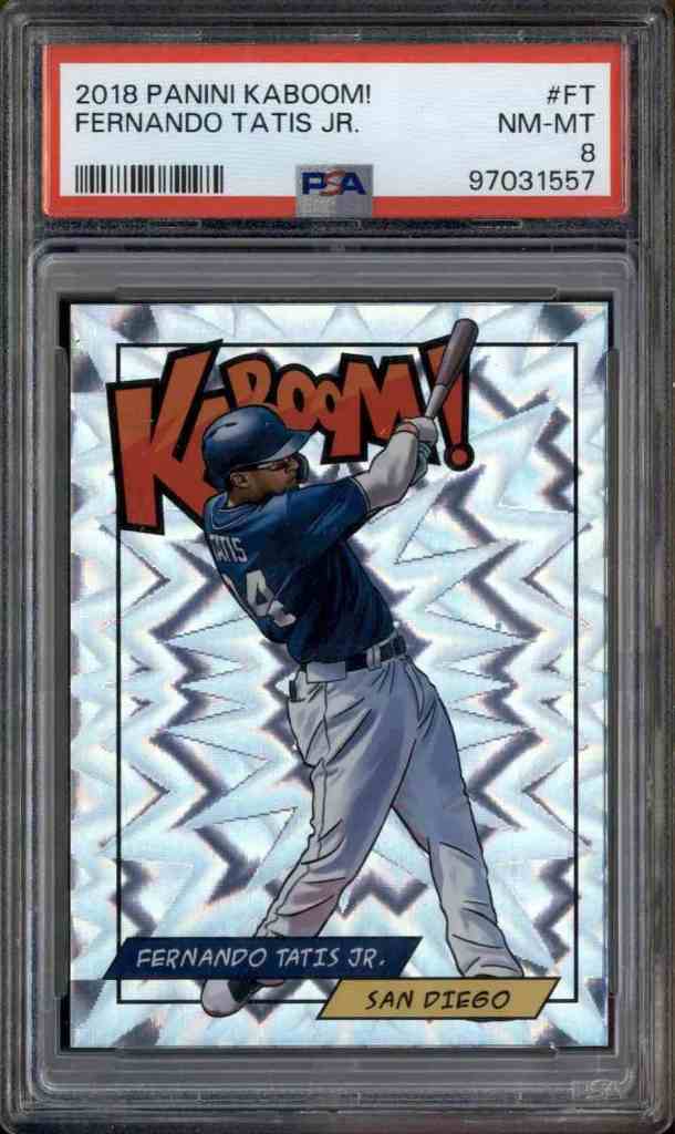 2018 Panini Kaboom! #FT Fernando Tatis, Jr. PSA 8