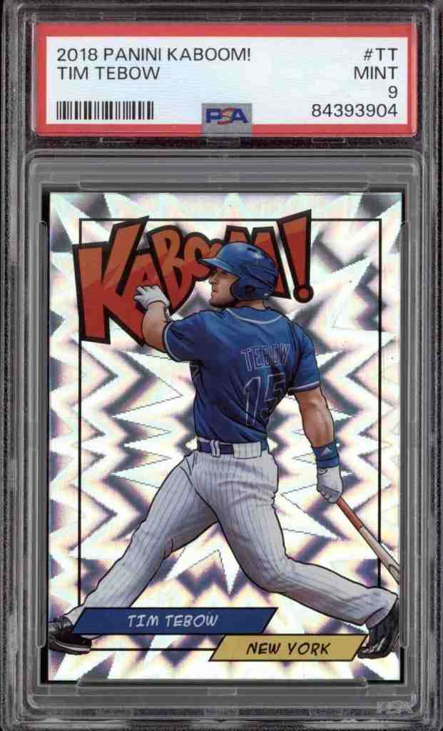 2018 Kaboom! #TT Tim Tebow PSA 9