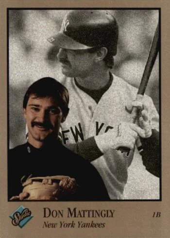 1992 Studio #216 Don Mattingly Baseball Card 1992 Studio #216 Don Mattingly Baseball Card