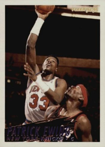 1994 Fleer #150 Patrick Ewing Basketball Card 1994 Fleer #150 Patrick Ewing Basketball Card