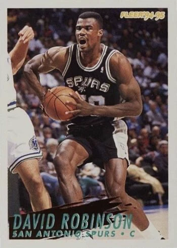 1994 Fleer #208 David Robinson Basketball Card 1994 Fleer #208 David Robinson Basketball Card