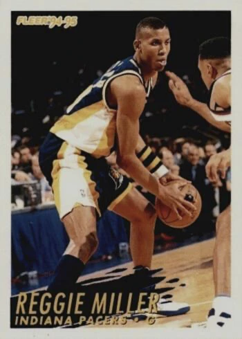 1994 Fleer #92 Reggie Miller Basketball Card 1994 Fleer #92 Reggie Miller Basketball Card