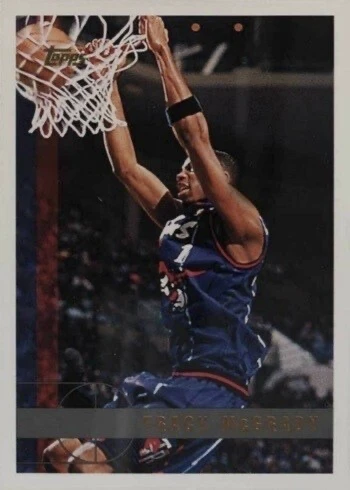 1997 Topps #125 Tracy McGrady Rookie Card 1997 Topps #125 Tracy McGrady Rookie Card