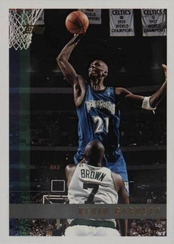 1997 Topps #148 Kevin Garnett Basketball Card 1997 Topps #148 Kevin Garnett Basketball Card
