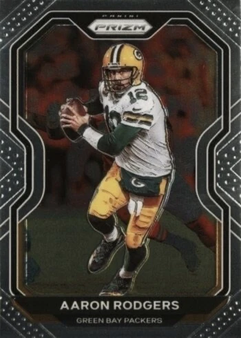 2020 Panini Prizm #206 Aaaron Rodgers Football Card 2020 Panini Prizm #206 Aaaron Rodgers Football Card