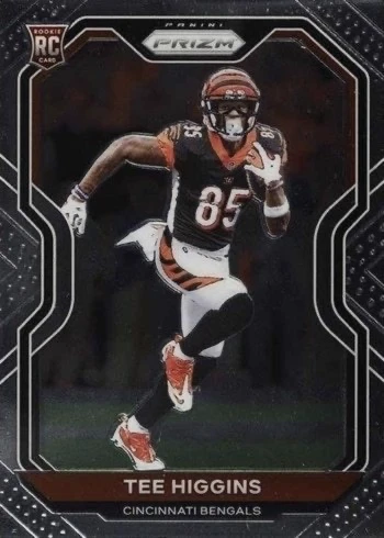 2020 Panini Prizm #308 Tee Higgins Rookie Card 2020 Panini Prizm #308 Tee Higgins Rookie Card