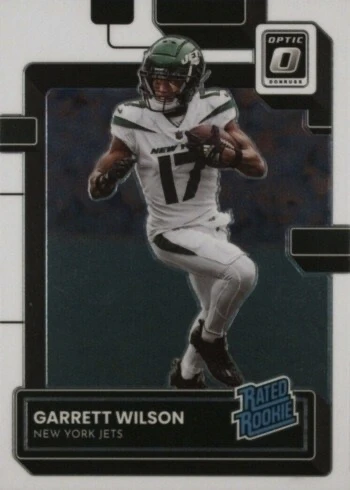 2022 Donruss Optic #206 Garrett Wilson Rookie Card 2022 Donruss Optic #206 Garrett Wilson Rookie Card