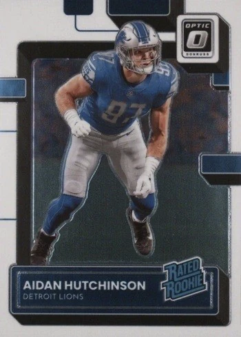 2022 Donruss Optic #213 Aidan Hutchinson Rookie Card 2022 Donruss Optic #213 Aidan Hutchinson Rookie Card