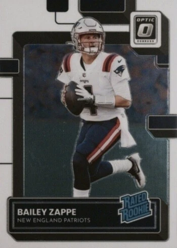 2022 Donruss Optic #229 Bailey Zappe Rookie Card 2022 Donruss Optic #229 Bailey Zappe Rookie Card