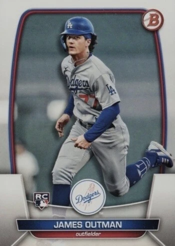 2023 Bowman #13 James Outman Rookie Card 2023 Bowman #13 James Outman Rookie Card