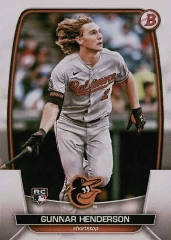 2023 Bowman #65 Gunnar Henderson Rookie Card 2023 Bowman #65 Gunnar Henderson Rookie Card