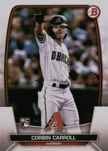 2023 Bowman #73 Corbin Carroll Rookie Card 2023 Bowman #73 Corbin Carroll Rookie Card